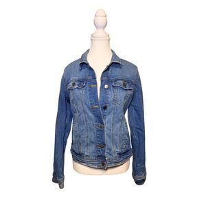 Universal Thread Classic Blue Denim Jacket Small Cotton Stretch